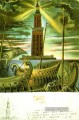 Der Leuchtturm von Alexandria Surrealismus